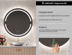 Fürdőszoba Tükör Világítással LED L118 #6