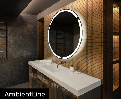 Fürdőszoba Tükör Világítással LED L119 #3