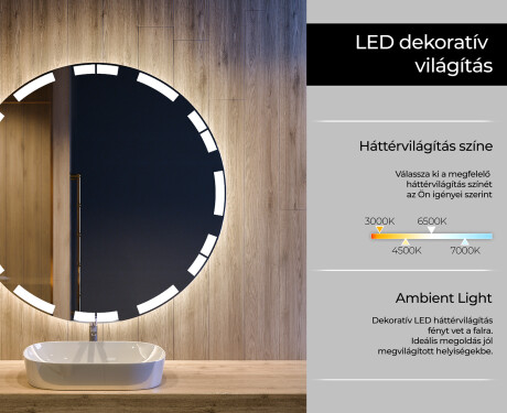 Fürdőszoba Tükör Világítással LED L121 #4