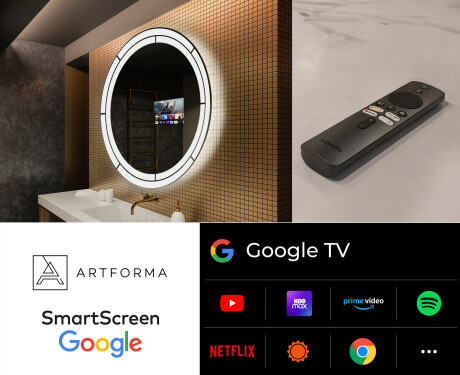 Fürdőszoba Tükör Világítással LED L122 #8