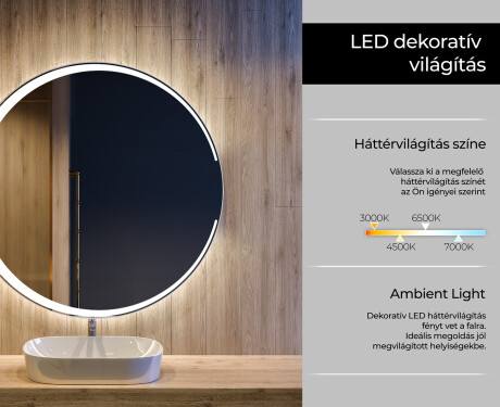 Fürdőszoba Tükör Világítással LED L123 #4
