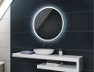 Kerek fürdőszoba akkumulátor tükör L76 #2