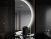 Elegáns LED Félkör alakú Tükör - Fürdőszobába A221 #9