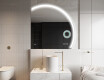 Elegáns LED Félkör alakú Tükör - Fürdőszobába Q222 #10