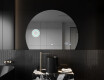 Elegáns LED Félkör alakú Tükör - Fürdőszobába W221 #10