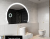 Elegáns LED Félkör alakú Tükör - Fürdőszobába W222 #4