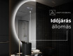 Elegáns LED Félkör alakú Tükör - Fürdőszobába D221 #6
