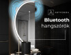Elegáns LED Félkör alakú Tükör - Fürdőszobába D222 #5