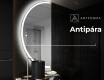 Elegáns LED Félkör alakú Tükör - Fürdőszobába D222 #8