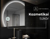 Elegáns LED Félkör alakú Tükör - Fürdőszobába X221 #9
