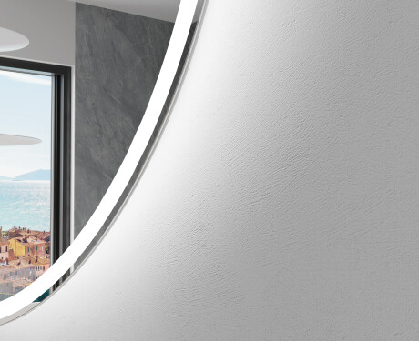 Elegáns LED Félkör alakú Tükör - Fürdőszobába X222 #2