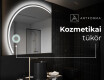 Elegáns LED Félkör alakú Tükör - Fürdőszobába X223 #9