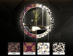 Kerek Megvilágított Dekoratív Tükör Led A Nappalihoz - Dandelion #6