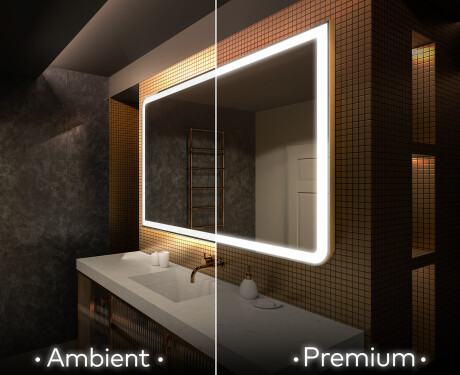 Fürdőszoba Tükör Világítással LED L146 #1
