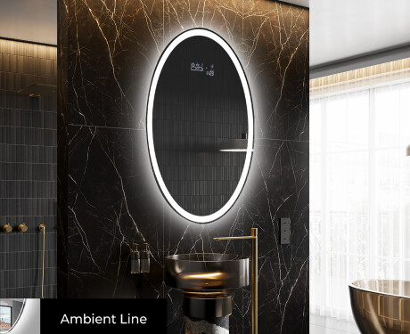 Fürdőszoba Tükör Világítással LED L227 #3