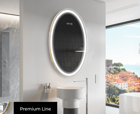 Fürdőszoba Tükör Világítással LED L227 #4