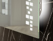 Vertikális fürdőszoba Tükör Világítással LED L38 #8