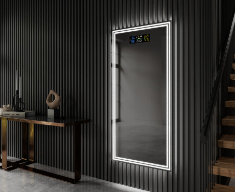 Vertikális fürdőszoba Tükör Világítással LED L57 #9