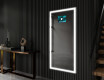Vertikális fürdőszoba Tükör Világítással LED L01