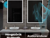 Vertikális fürdőszoba Tükör Világítással LED L01 #7