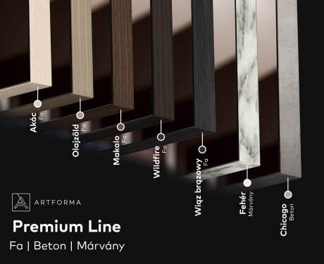 Vertikális fürdőszoba Tükör Világítással LED L02 #4