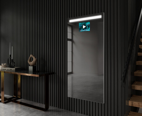 Vertikális fürdőszoba Tükör Világítással LED L12