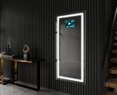 Vertikális fürdőszoba Tükör Világítással LED L15