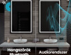 Vertikális fürdőszoba Tükör Világítással LED L15 #7