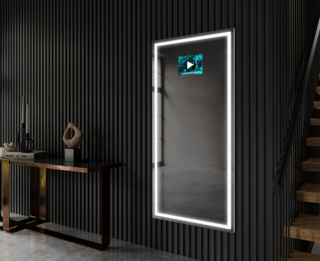 Vertikális fürdőszoba Tükör Világítással LED L49