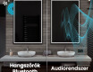Vertikális fürdőszoba Tükör Világítással LED L49 #7