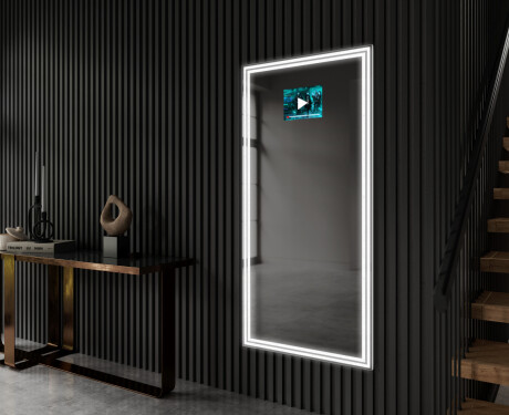 Vertikális fürdőszoba Tükör Világítással LED L57