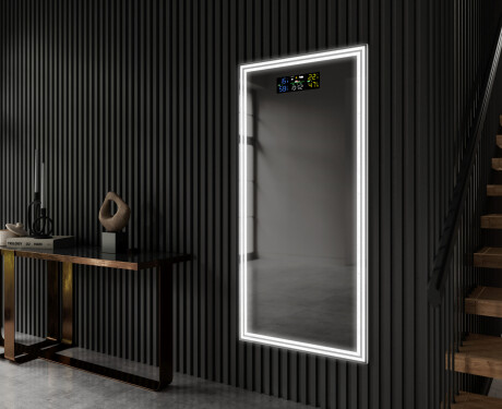Vertikális fürdőszoba Tükör Világítással LED L57 #11