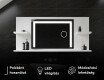 Megvilágított Tükör Polcokkal Led L11 #7