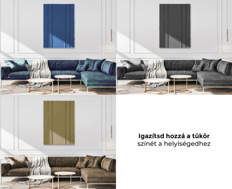 Szögletes modern dekor tükör rendelés L170 #10