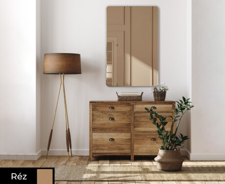 Lekerekítettmodern dekor tükör rendelés L172 #2