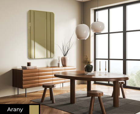 Lekerekítettmodern dekor tükör rendelés L172 #8