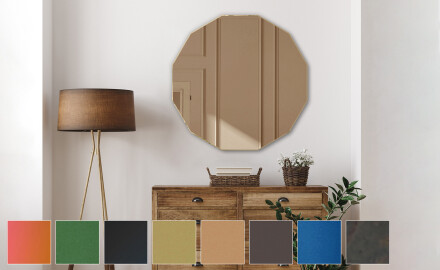 Kerek modern dekor tükör rendelés L176