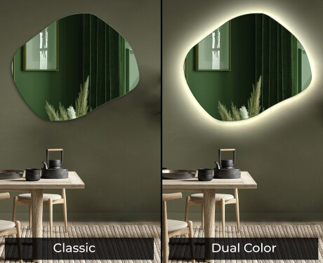 Szabálytalan modern dekor tükör rendelés L181 #9