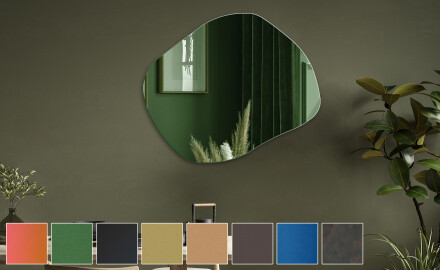 Szabálytalan modern dekor tükör rendelés L181
