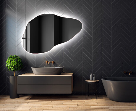 LED Fürdőszobai Tükör Irreguláris Formával P221 #2