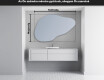 LED Fürdőszobai Tükör Irreguláris Formával P221 #3