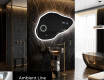 LED Fürdőszobai Tükör Irreguláris Formával P222 #3