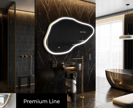 LED Fürdőszobai Tükör Irreguláris Formával P222 #4
