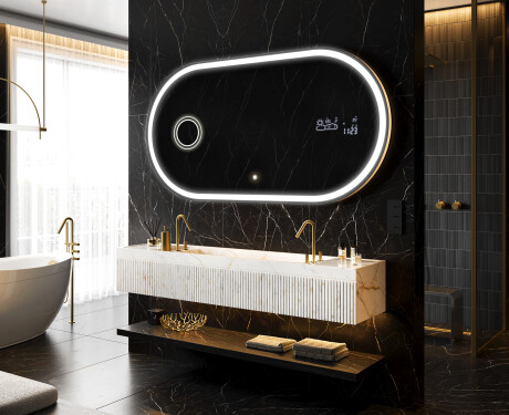 Fürdőszoba Tükör Világítással LED L230 #11