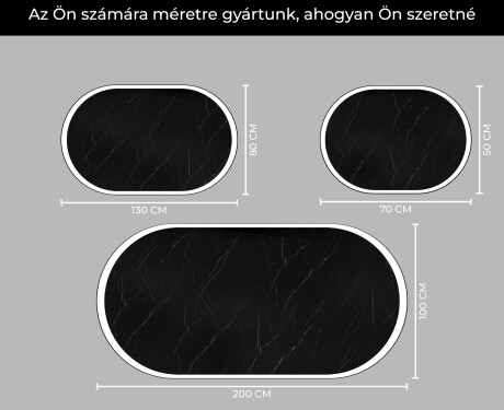 Fürdőszoba Tükör Világítással LED L230 #4