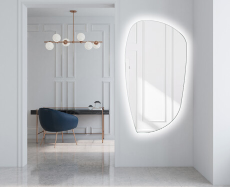 LED Fürdőszobai Tükör Irreguláris Formával I221 #5