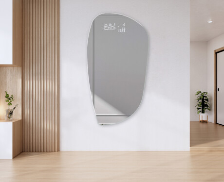 LED Fürdőszobai Tükör Irreguláris Formával I221 #9