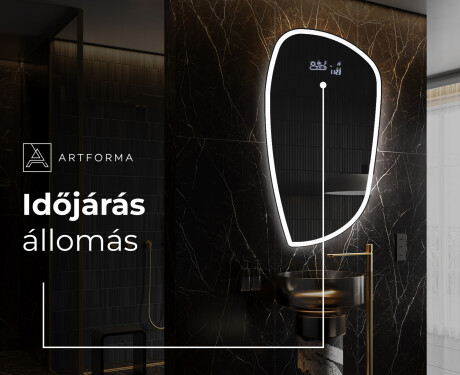 LED Fürdőszobai Tükör Irreguláris Formával I222 #6