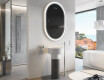 Fürdőszoba Tükör Világítással LED L230 #9
