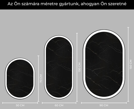 Fürdőszoba Tükör Világítással LED L230 #4